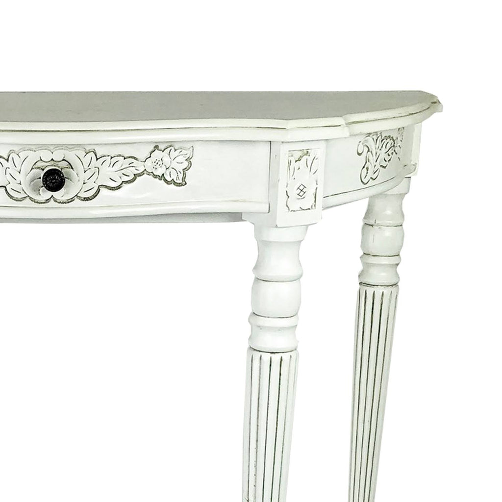 Antique White Console Table U755811
