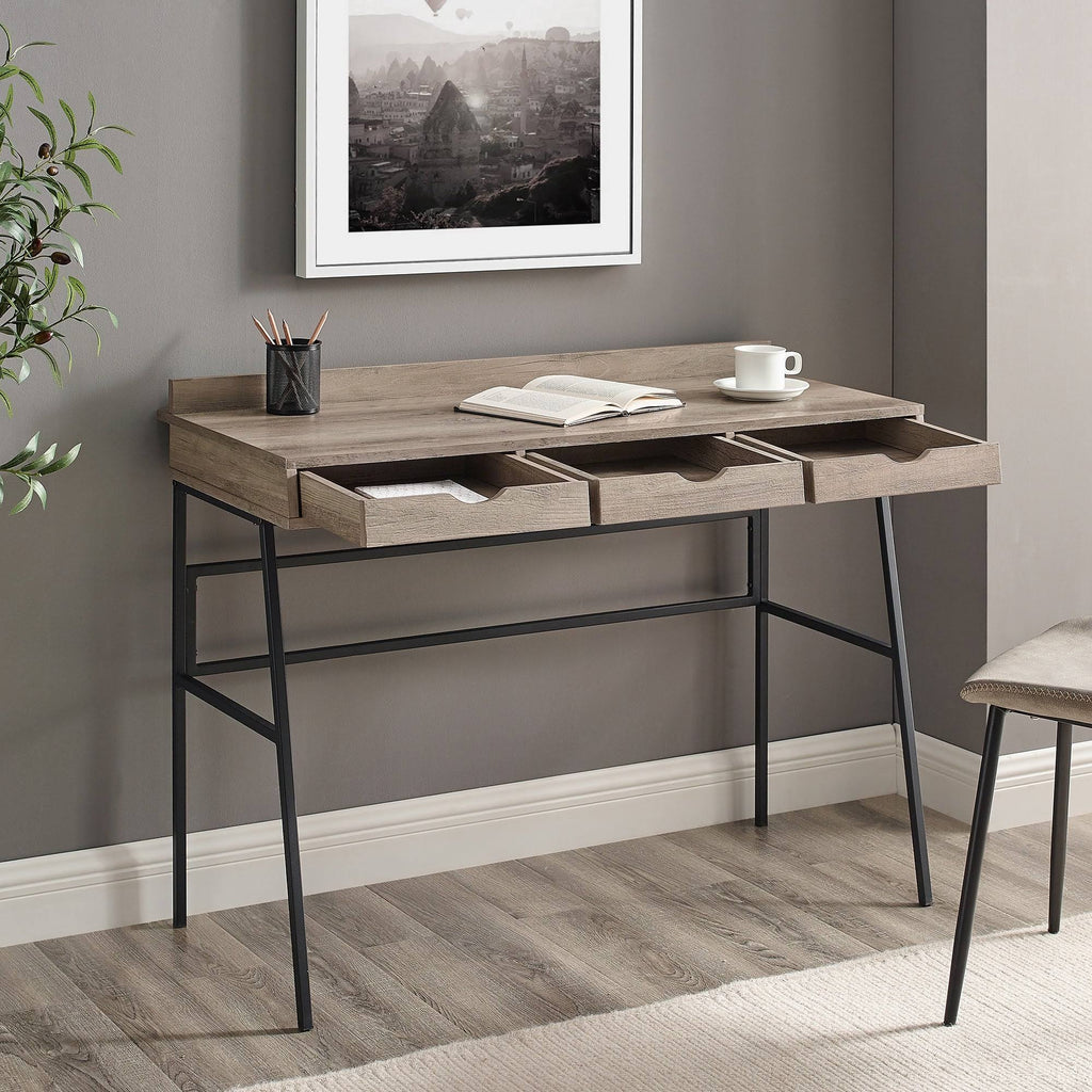42-Inch 3-Drawer Writing Desk W114