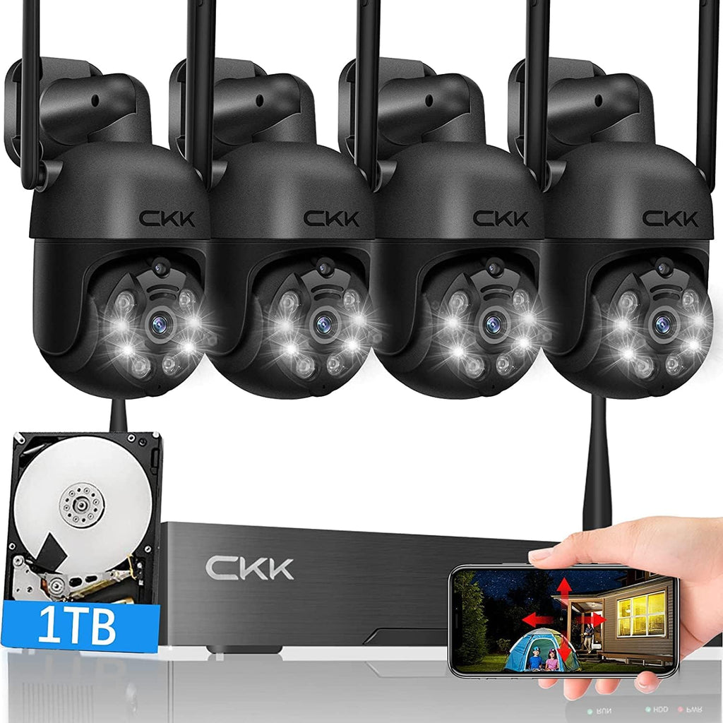 3MP Wireless Security Camera System with 1TB HDD C3417