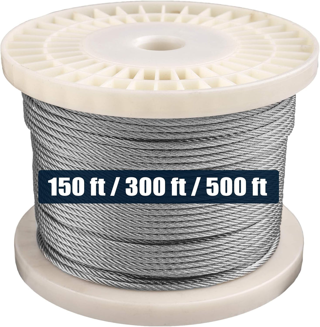 1/8 316 Stainless Steel Wire Rope Aircraft Cable 7x7 I32453