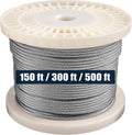 1/8 316 Stainless Steel Wire Rope Aircraft Cable 7x7 I32453