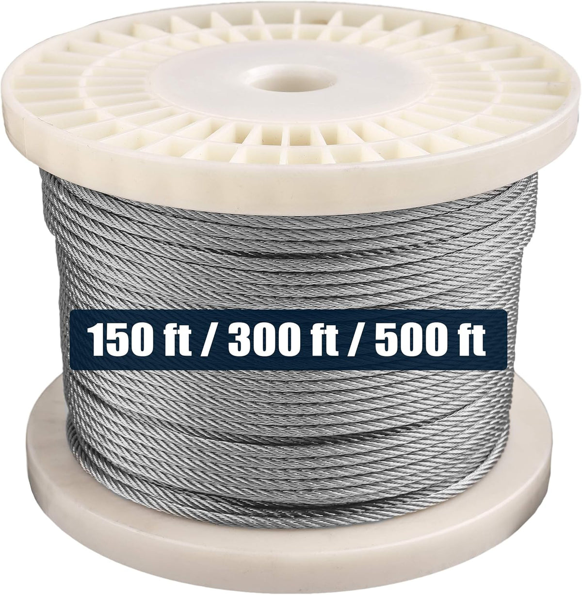 1/8 316 Stainless Steel Wire Rope Aircraft Cable 7x7 I32453