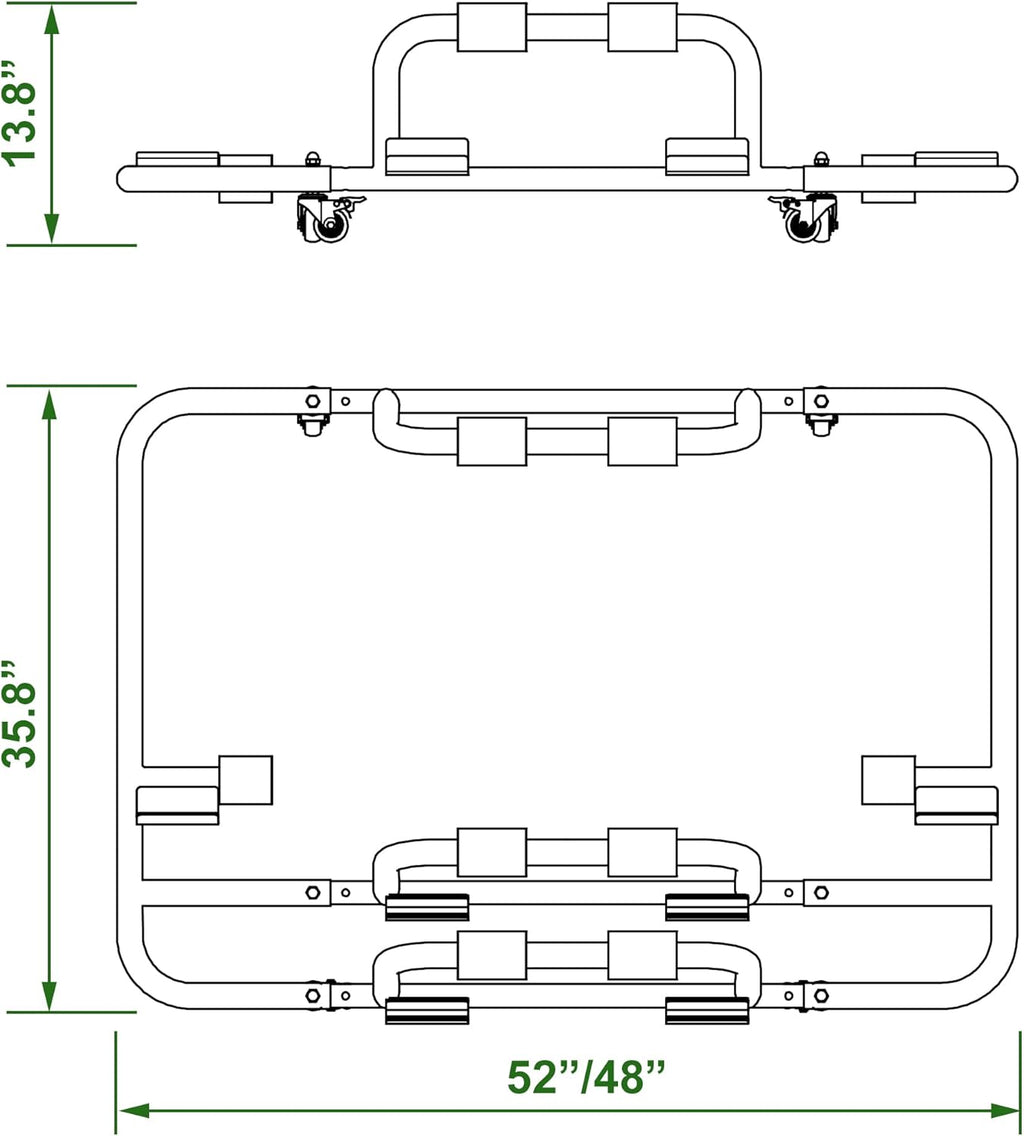 Hard Top Storage Carrier Rack L40427