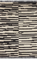 Cream Charcoal 2'7 x 10'0 Rug H7269