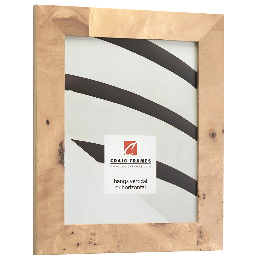 12x36 inch Natural Wood Burl Picture Frame D785342