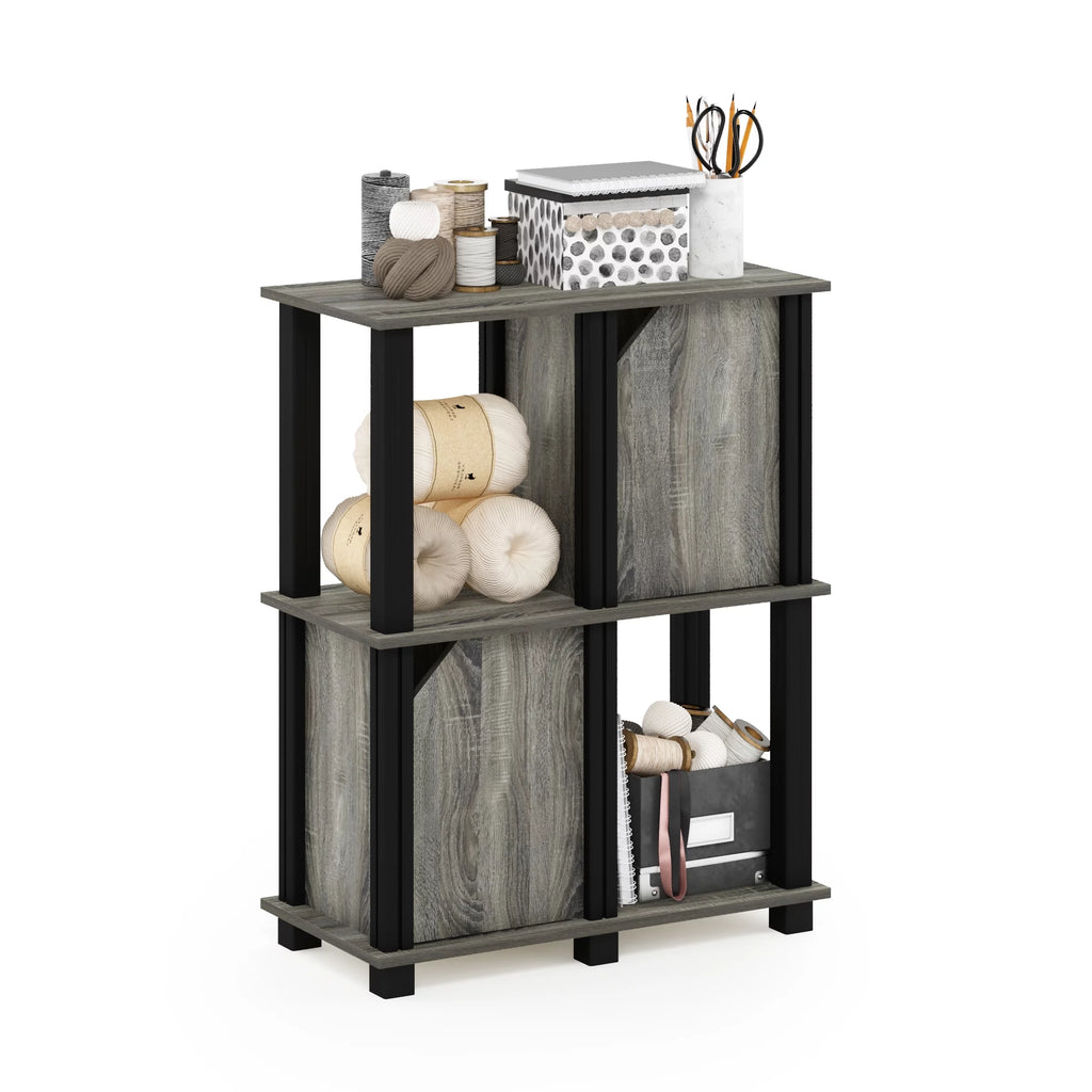 3-Tier Storage Shelf with 2 Doors A581012
