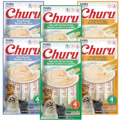 Lickable Creamy Purée Cat Treats 24 Tubes O834
