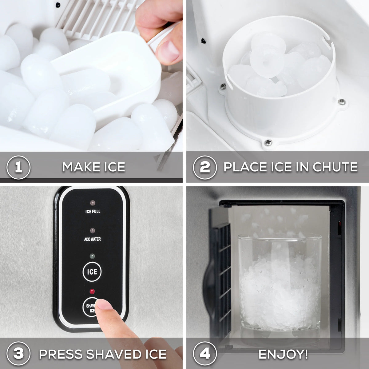 44 lb. Ice Maker and Ice Shaver L47665