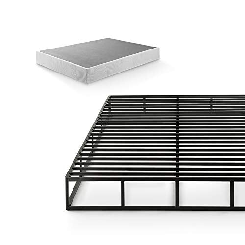 Queen White 9 Inch Metal Box Spring L850976