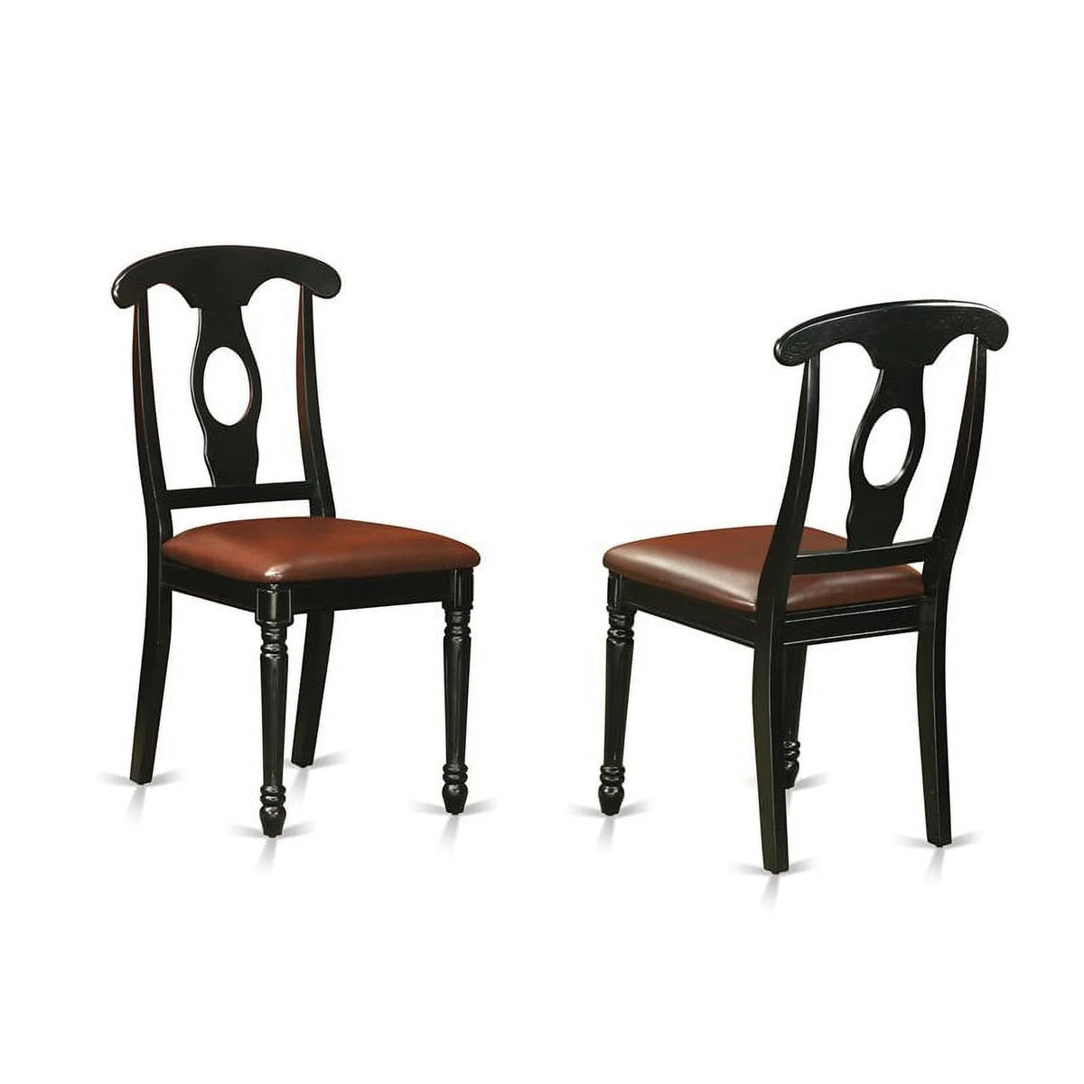 9-piece Wood Dining Table and Chairs in Black G264172