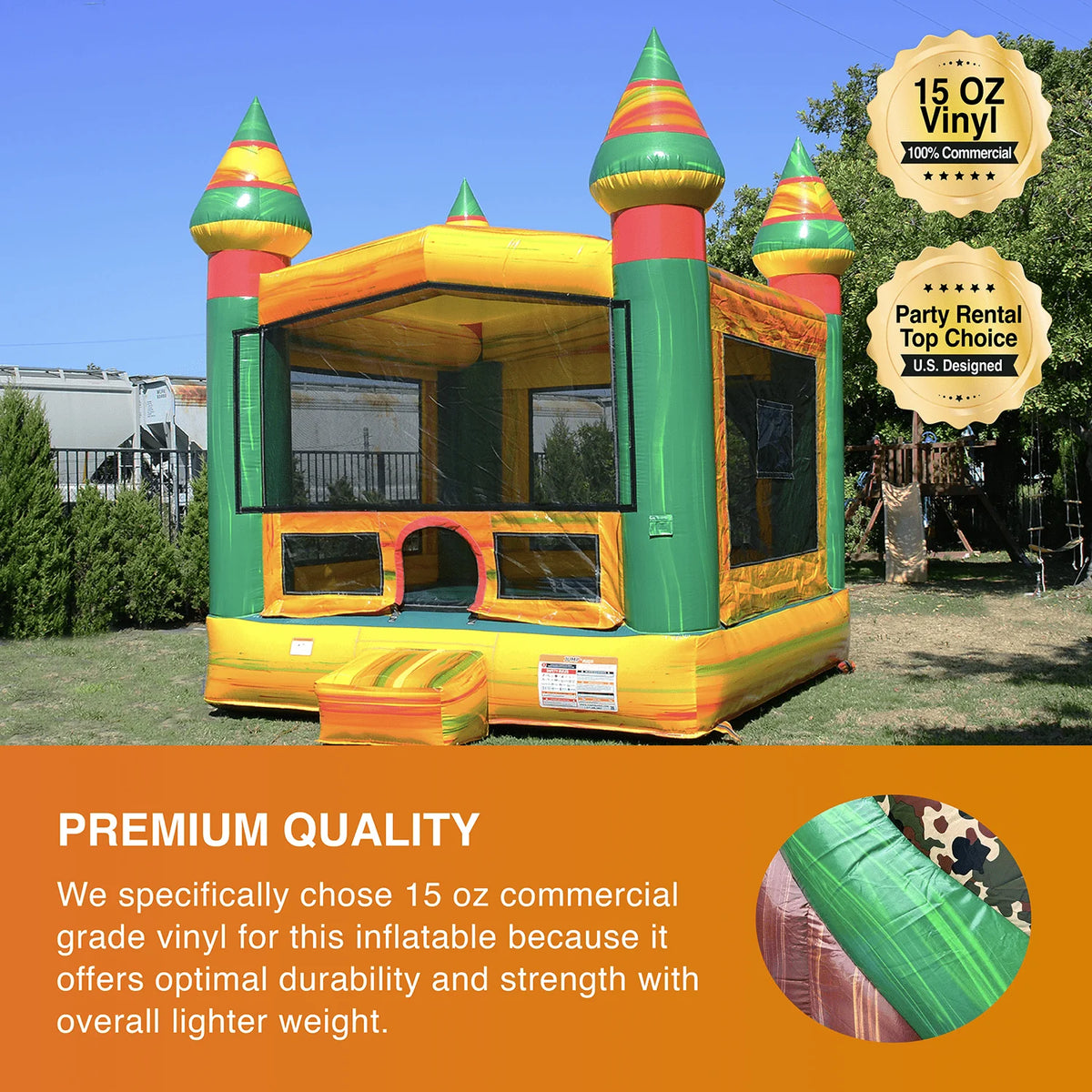 Commercial Grade Bounce House with Blower L356