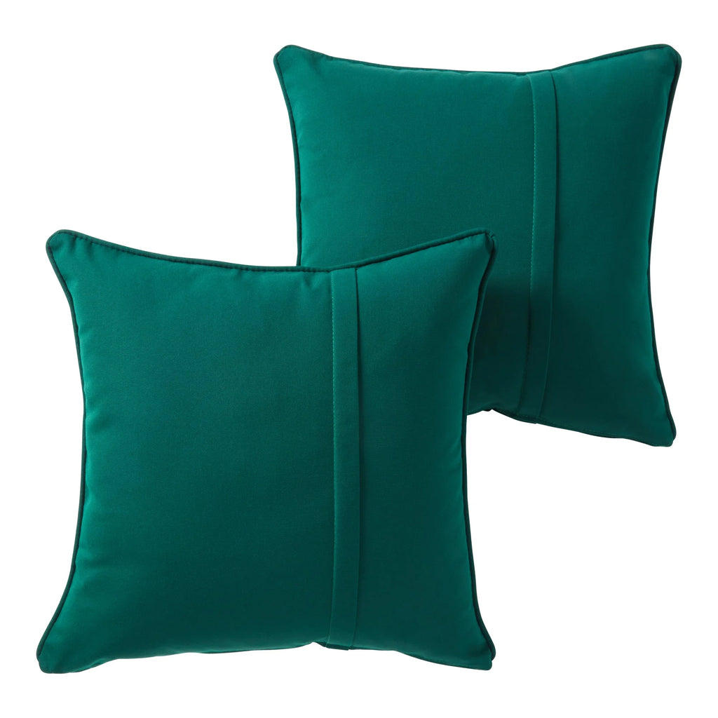 Red Sunbrella Fabric Outdoor Throw Pillow 2-Pack X3529