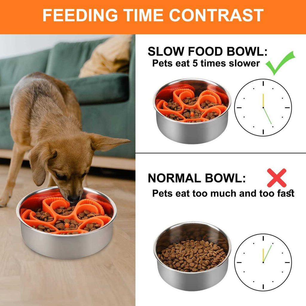 Silicone Spiral Slow Feeder Dog Bowl P2545