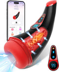 APP Control Male Masturbator with 9 Sucking & 9 Vibrating A110