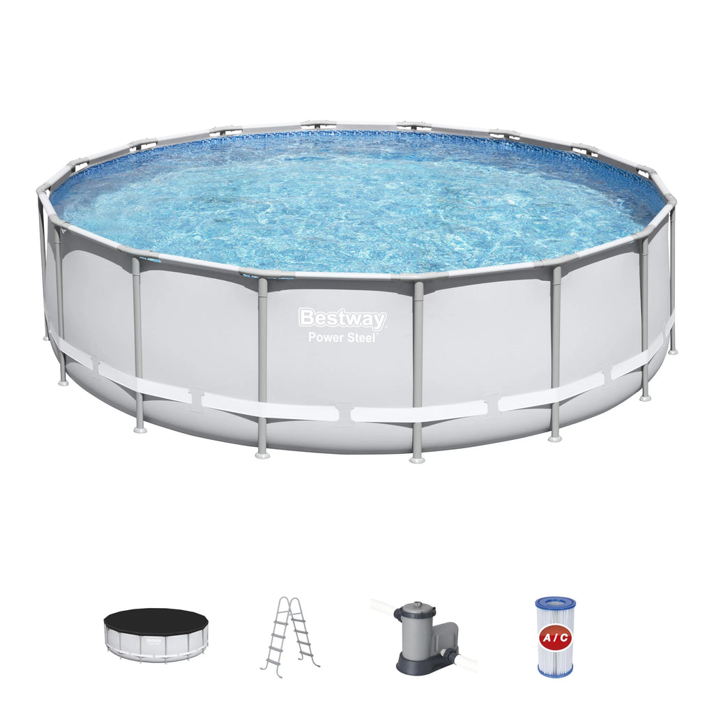 Power Steel 16' x 48 Above Ground Pool Set U350130
