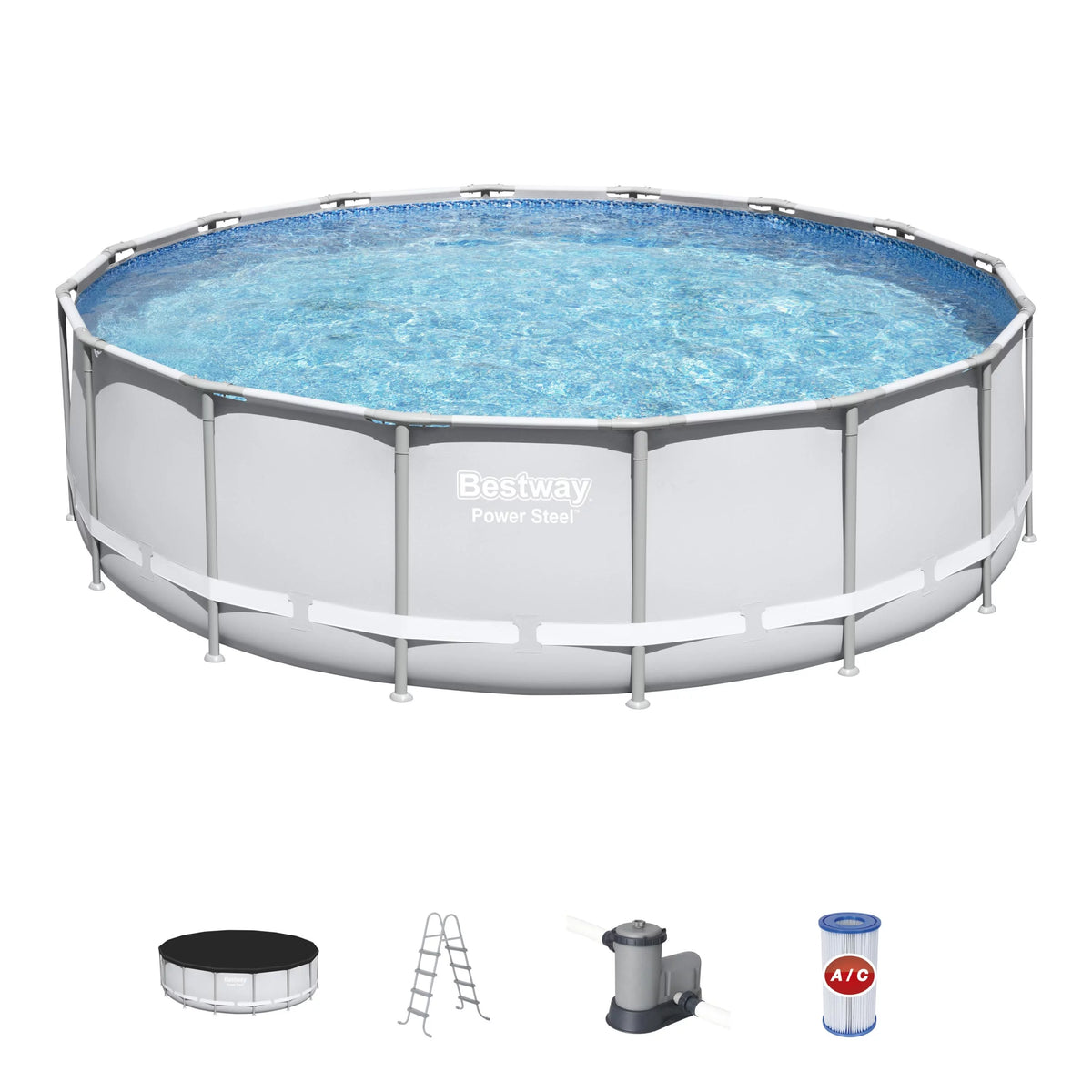 Power Steel 16' x 48 Above Ground Pool Set U350130