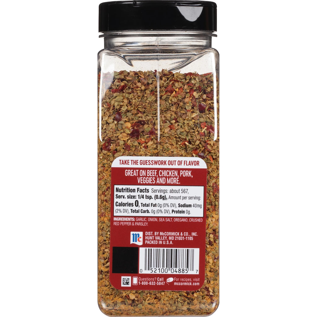 Crushed Red Pepper with Oregano and Garlic Seasoning, 12 oz D224780