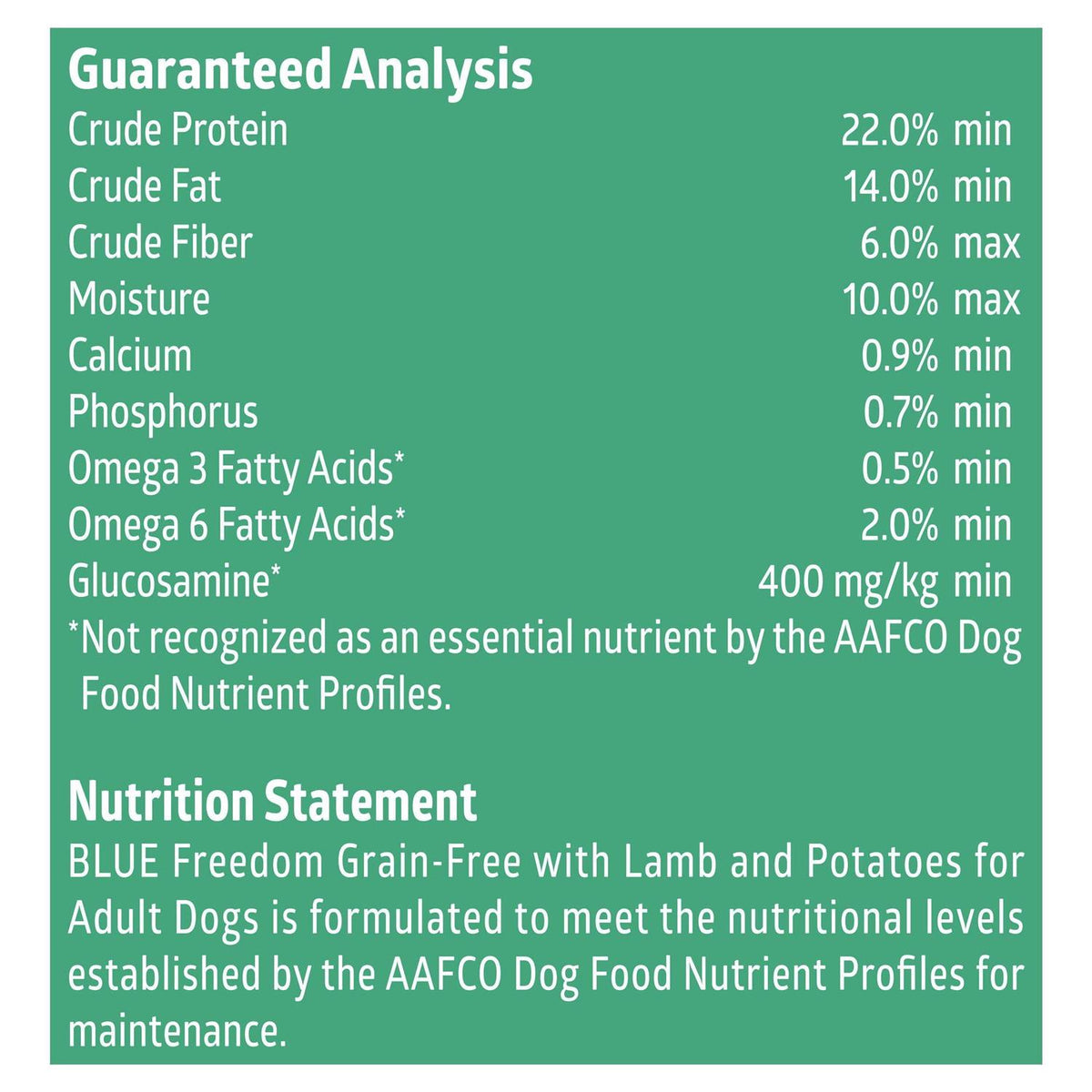 Grain-Free Lamb Recipe Dry Dog Food W6851