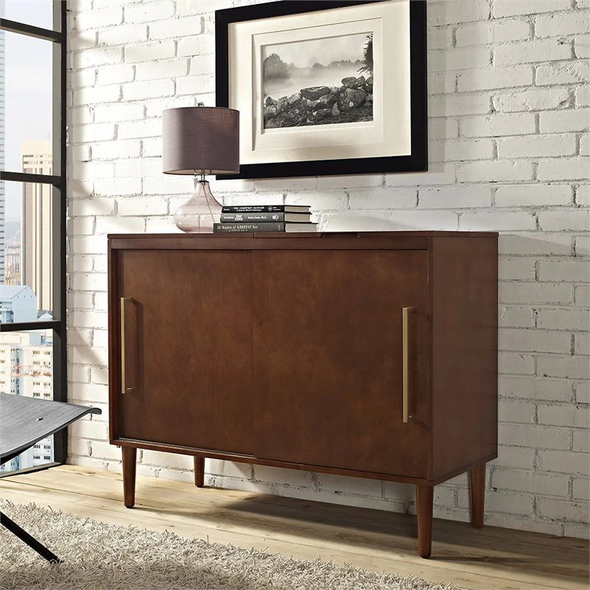 Mahogany Media Console A447