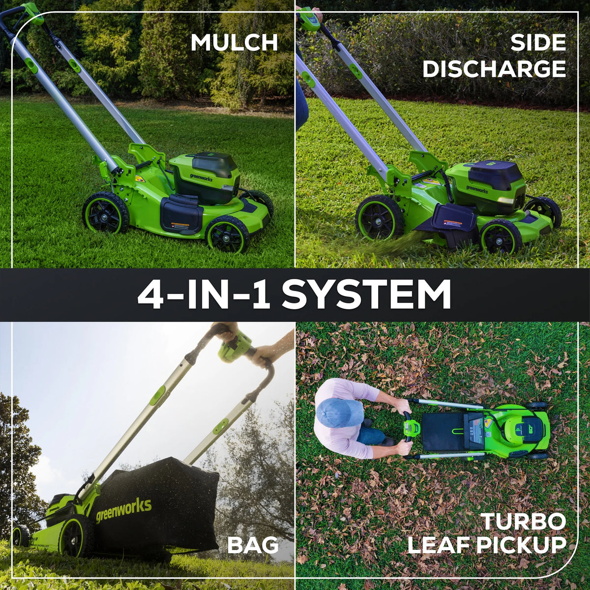 60V 21" Self-Propelled Lawn Mower with 5.0 Ah Batteries & Charger F667