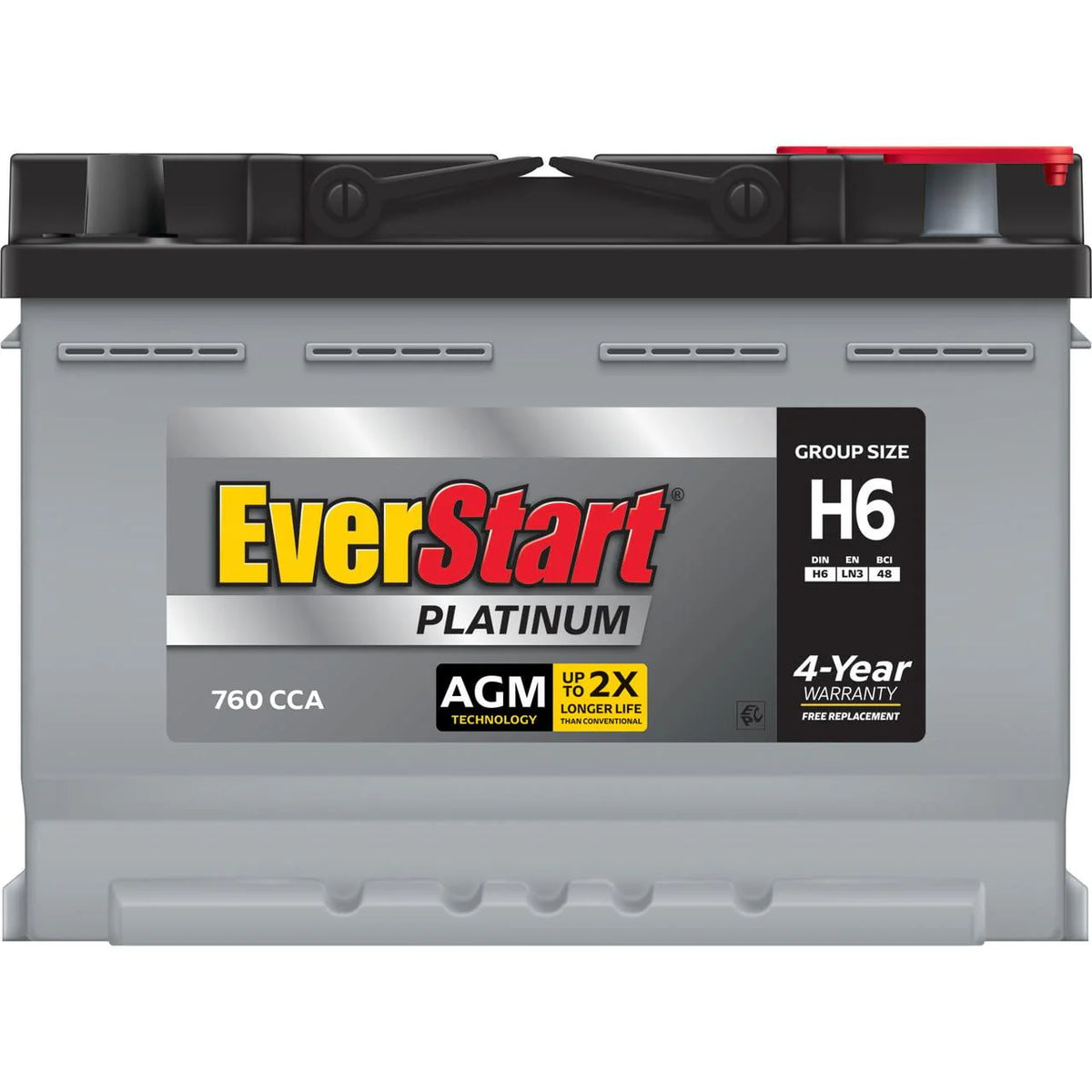 AGM Automotive Battery Group H6 12 Volt 760 CCA L4760