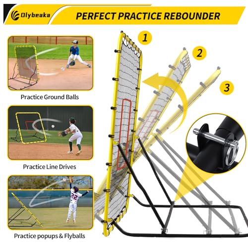 48" x 52" Baseball & Softball Rebounder Net with Carry Bag R98294