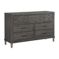 Gray 7 Drawer Dresser B301126