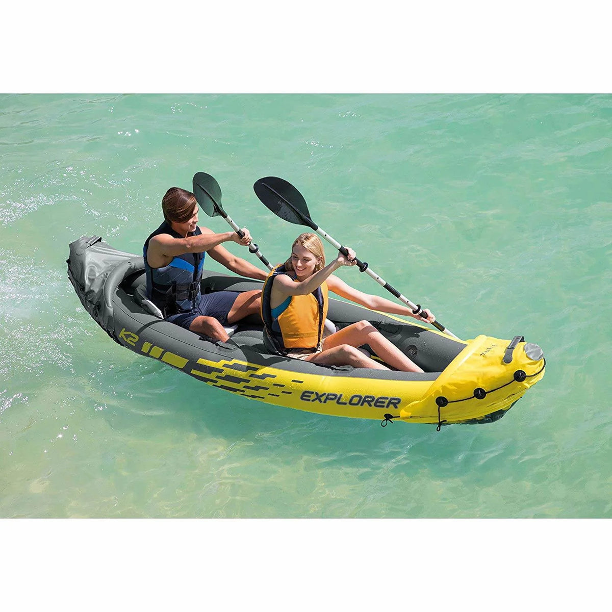 Inflatable Kayak with Oars and Hand Pump M483