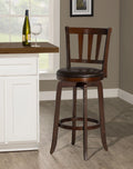 Wood Swivel Bar Height Stool B7199
