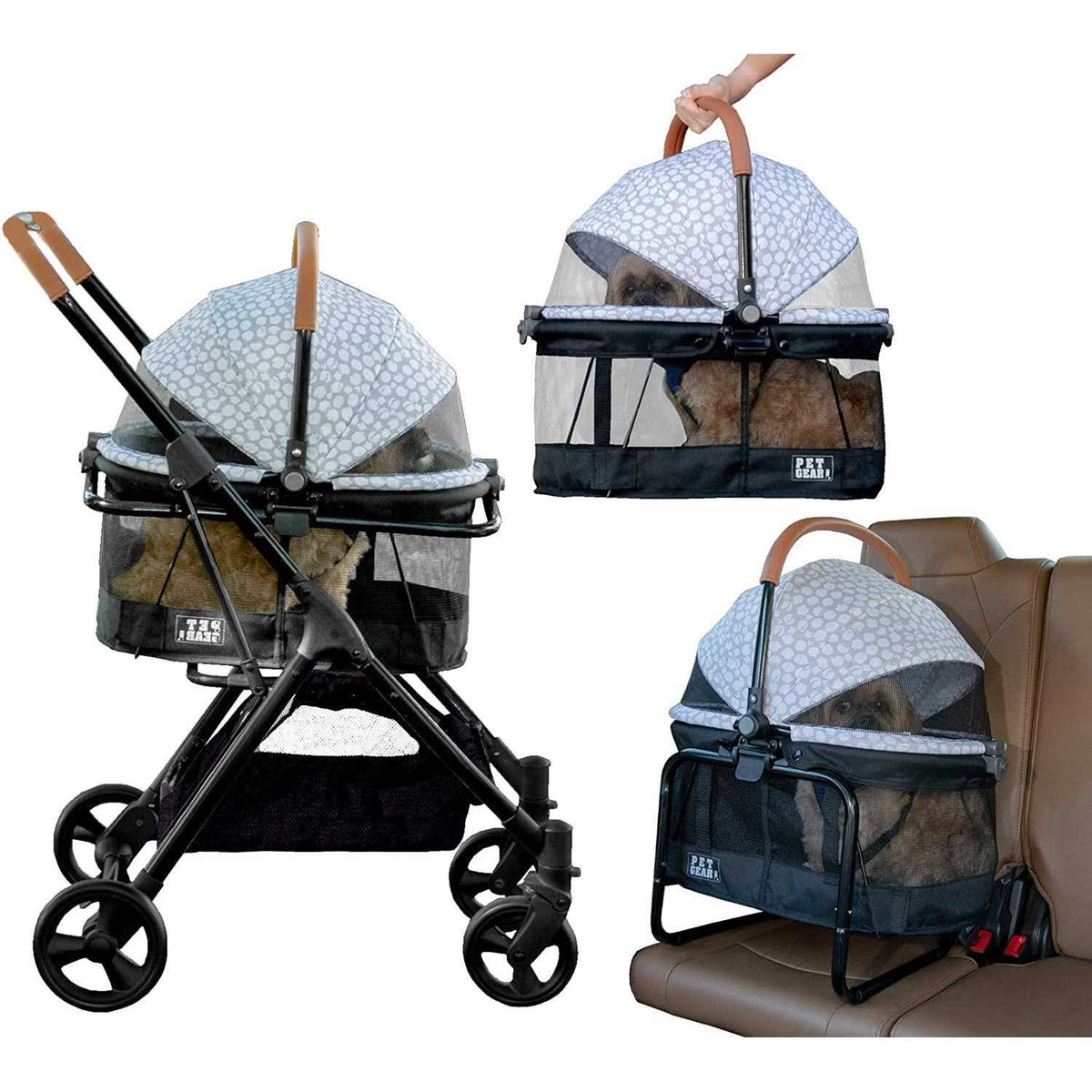 Jet Black Pet Stroller Travel System H426665