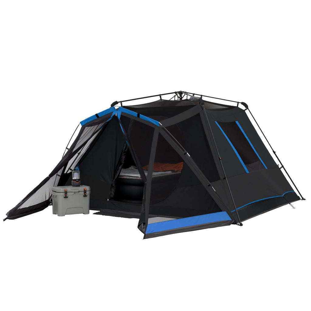 6-Person Instant Cabin Tent with LED Lighted Poles J30628