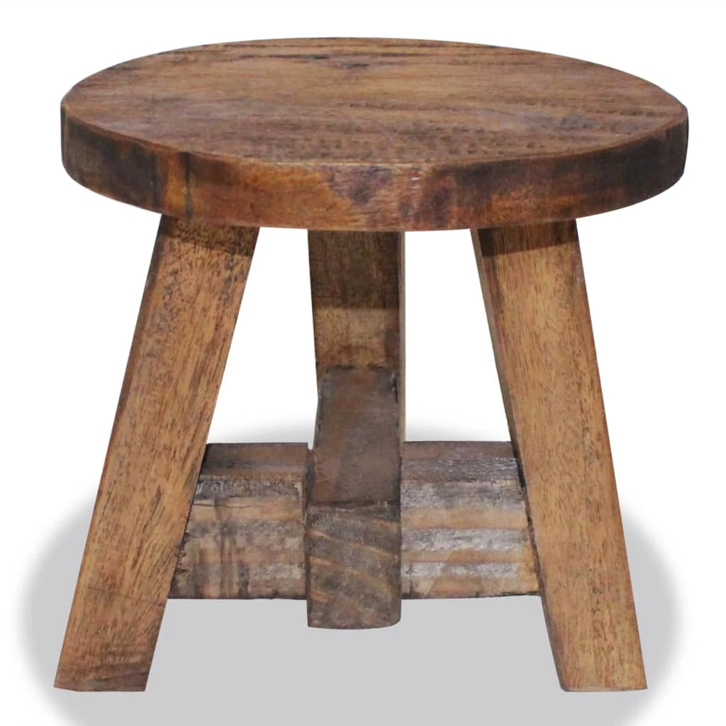 Solid Reclaimed Wood Stool N920803