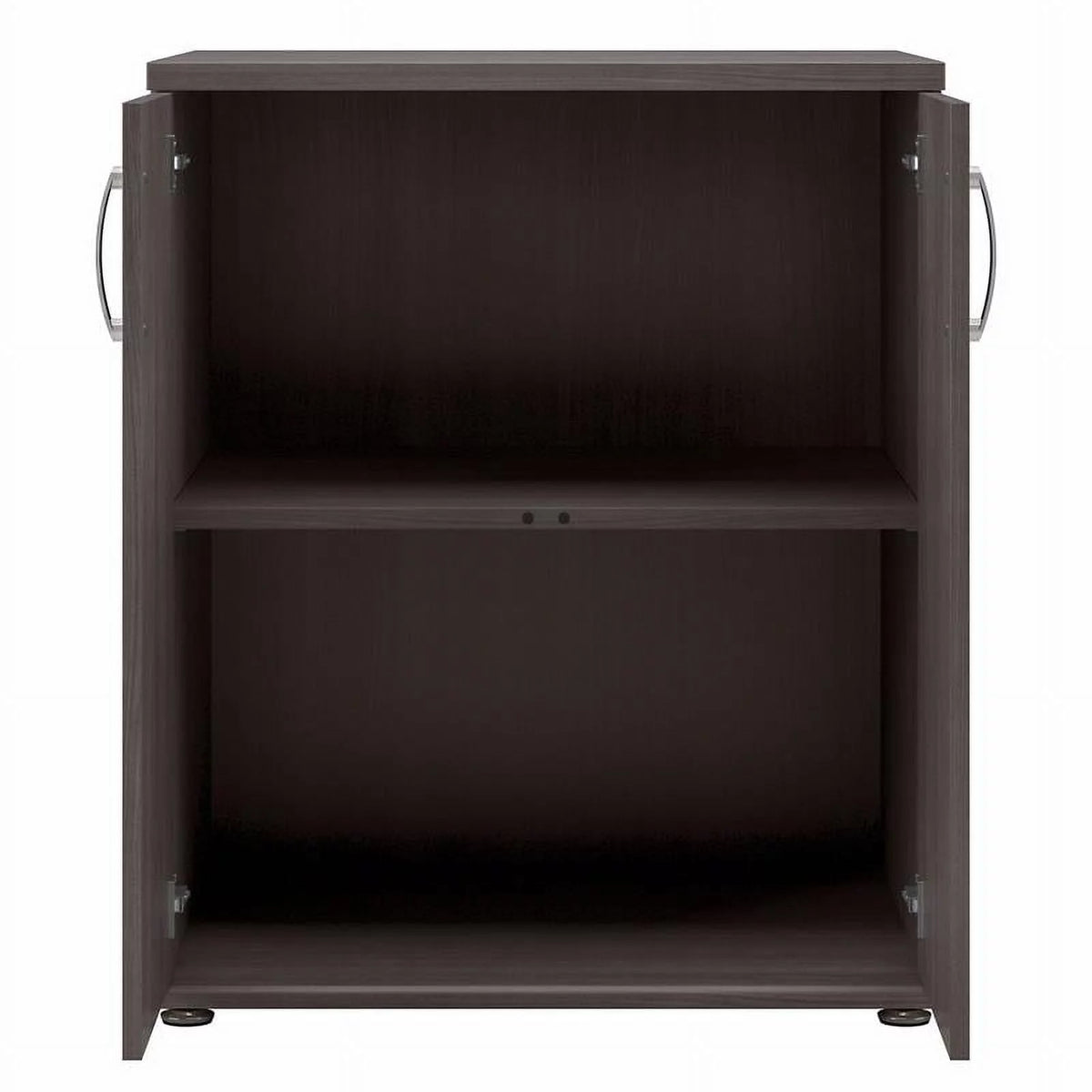Storm Gray Engineered Wood Cabinet with Doors Y535