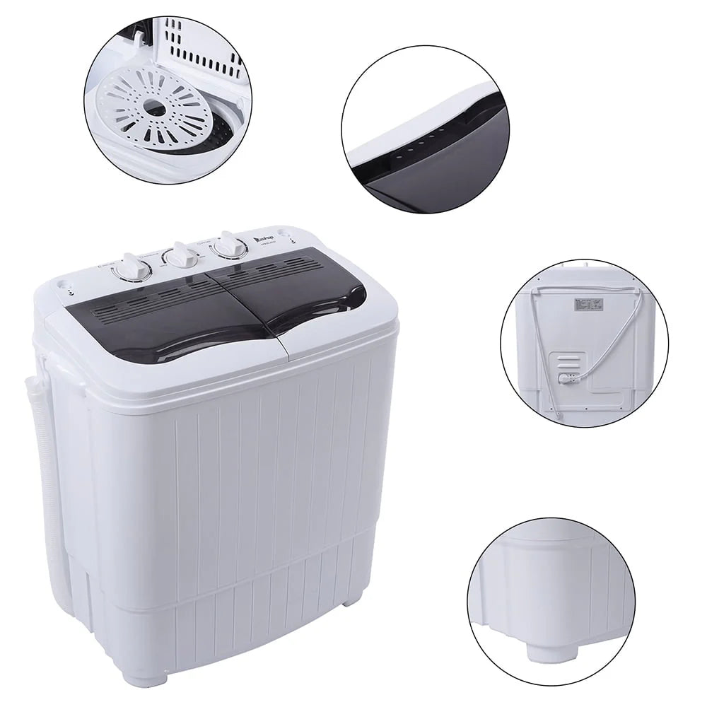 Portable Semi-Automatic Washer 14.3 lb Capacity D2415