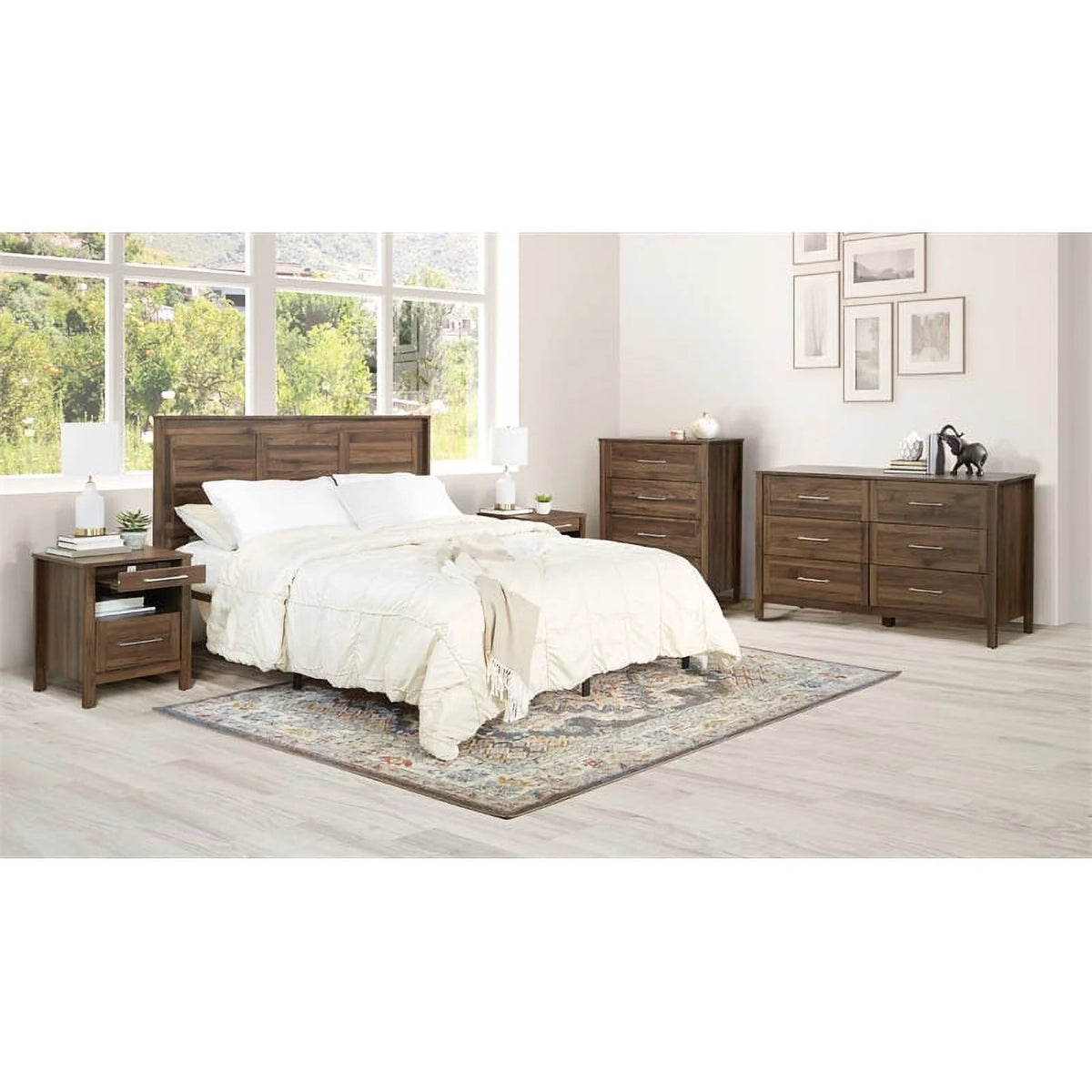 Queen 5 Piece Wood Bedroom Set A952026