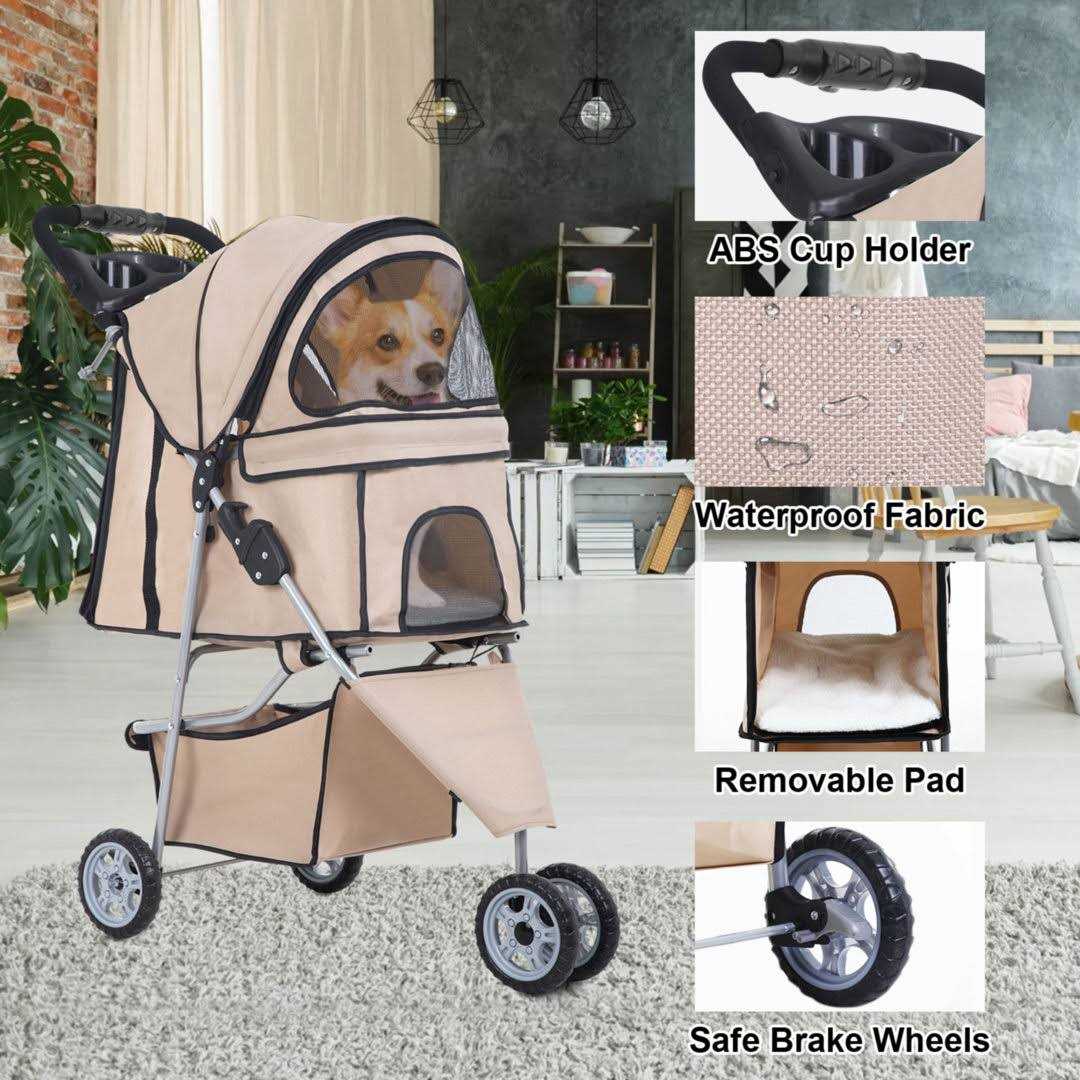 Pet Stroller Folding Carrier K670