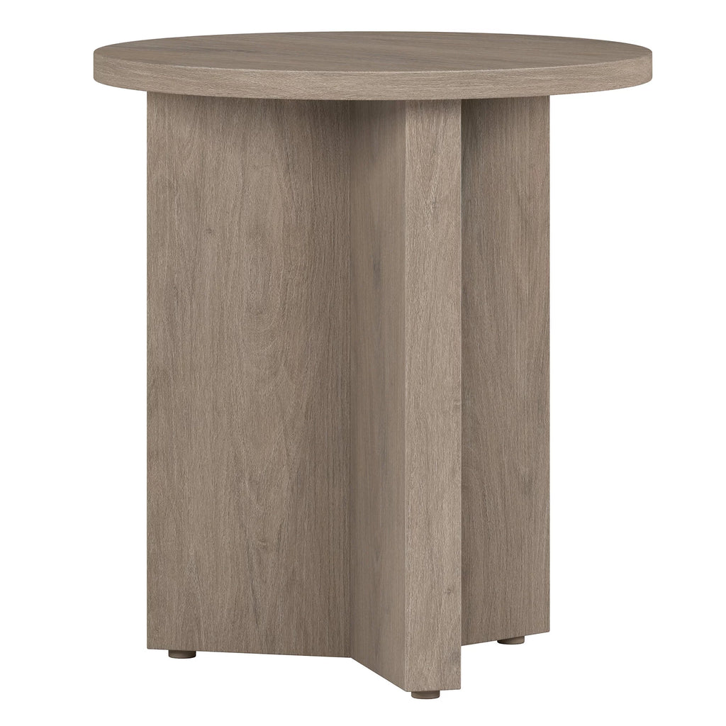 Antiqued Gray Oak Side Table C436640
