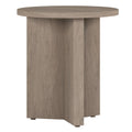 Antiqued Gray Oak Side Table C436640