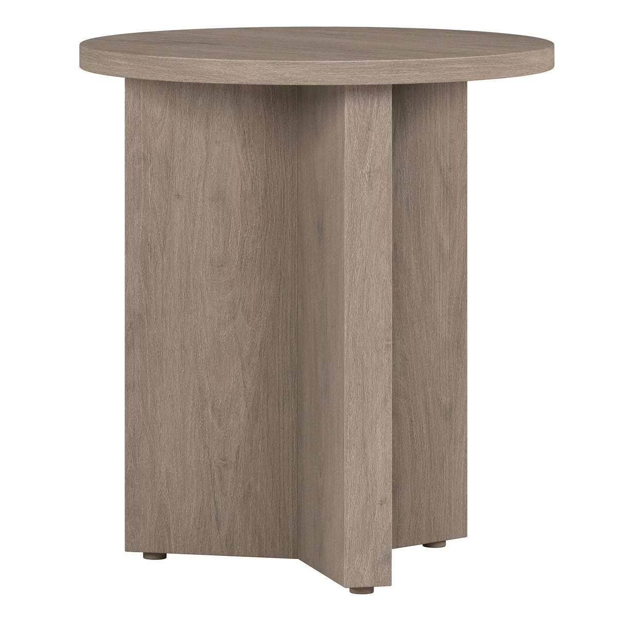 Antiqued Gray Oak Side Table C436640