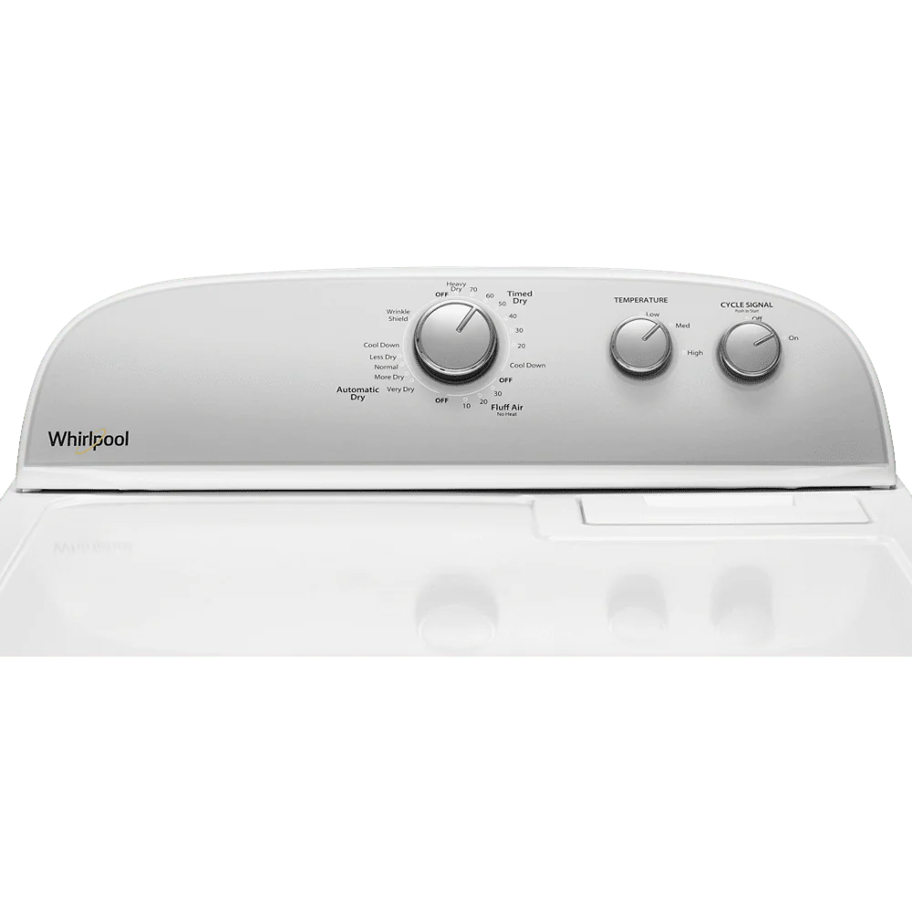 7.0 Cu Ft Top Load Electric Dryer White G340