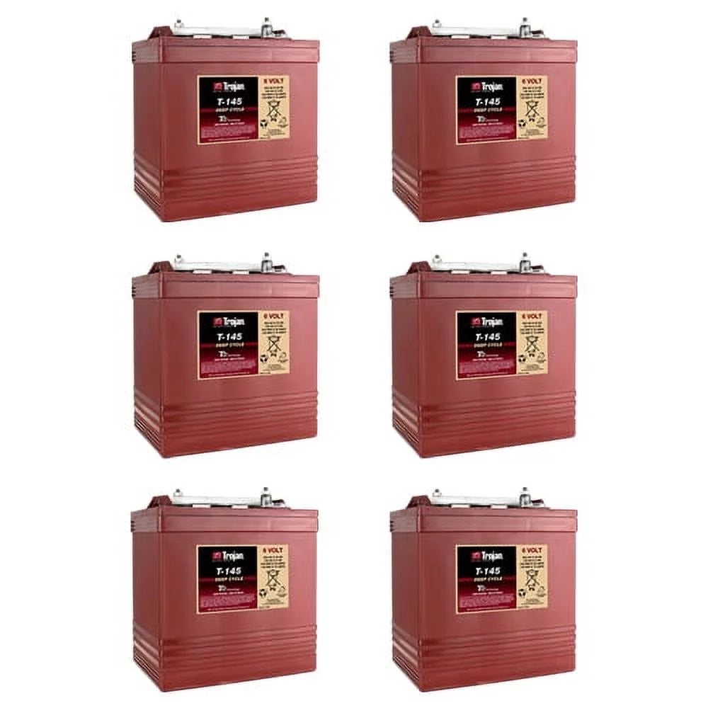 6V 260Ah Flooded Lead Acid Deep Cycle Battery x6 C553