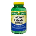 Calcium Citrate Tablets Dietary Supplement, 600 mg, 300 Count U374288