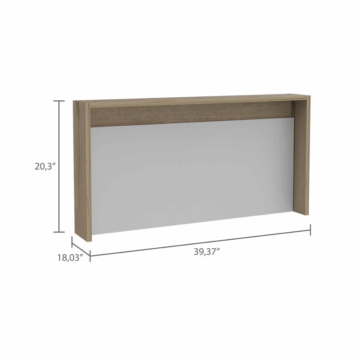 White Natural Folding Floating Desk N971472