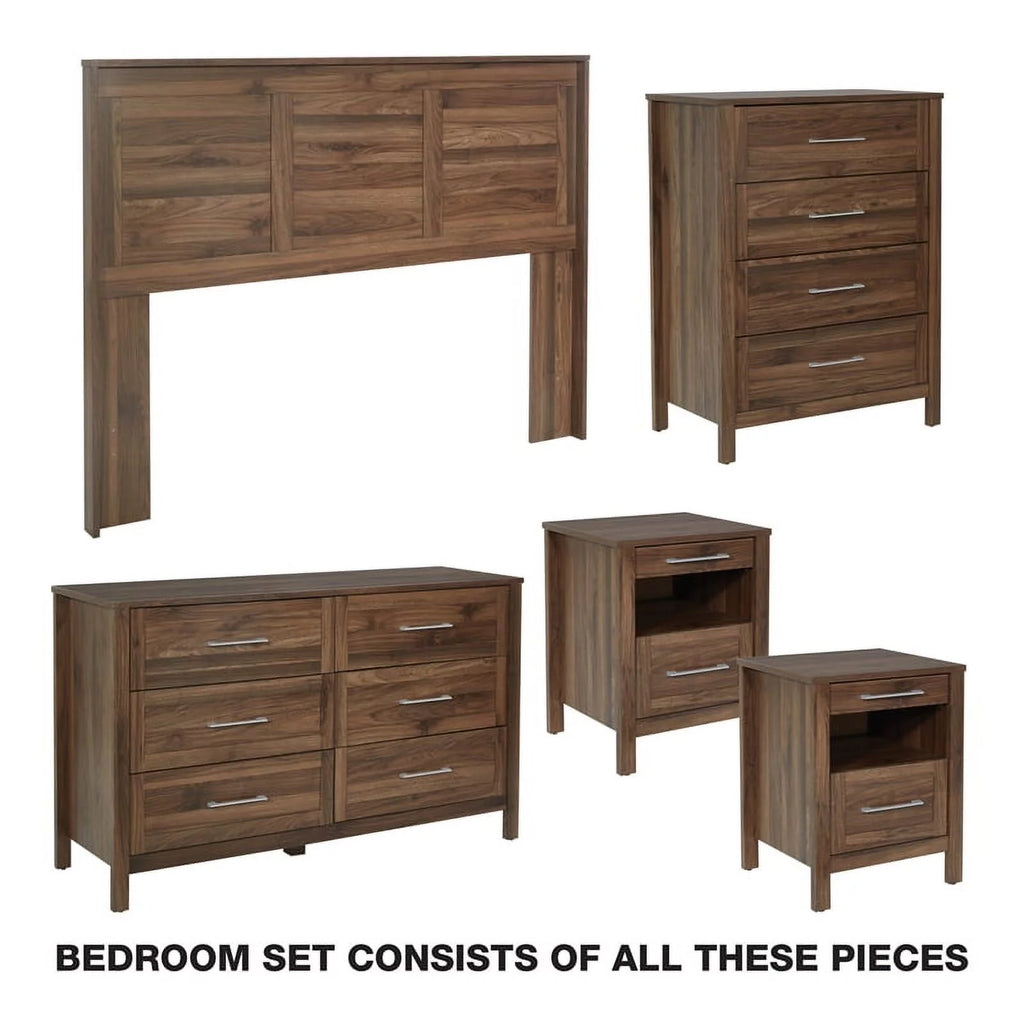 Queen 5 Piece Wood Bedroom Set A952026