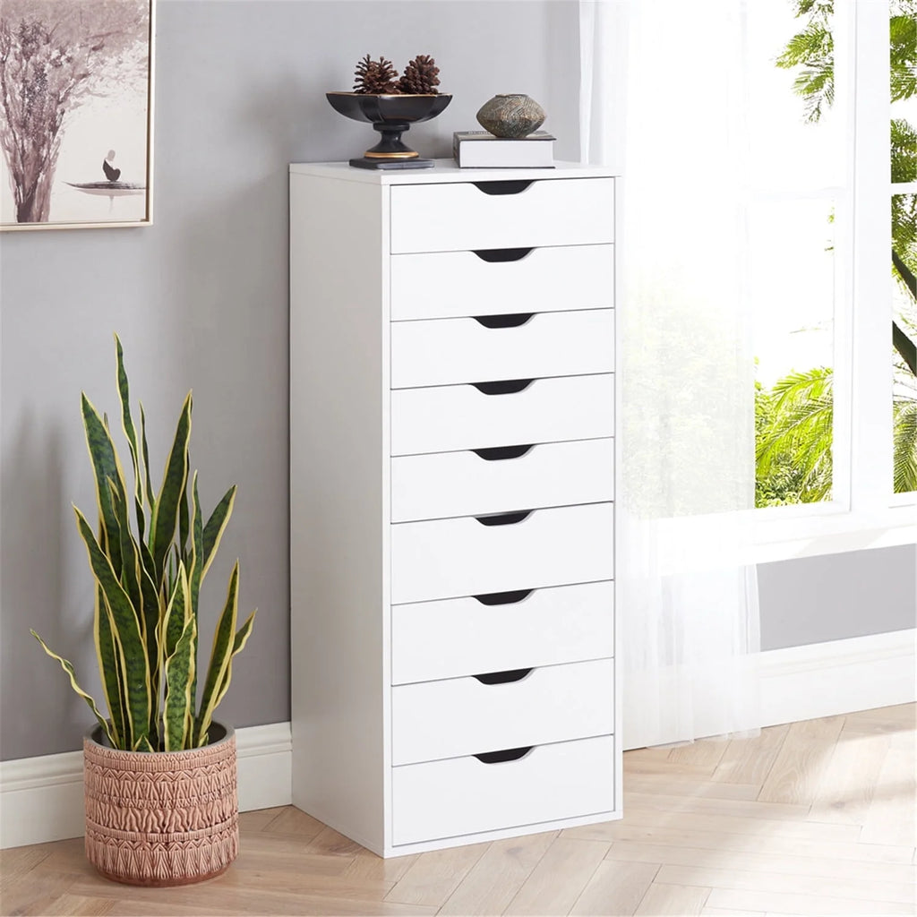 6 Drawer Grey Dresser with Wheels P13860