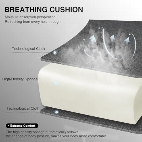 Fabric Breathable Big and Tall Ergonomic Gaming Chair with Footrest Z268