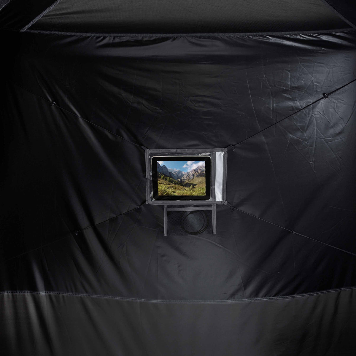 6-Person Instant Cabin Tent with LED Lighted Poles J30628