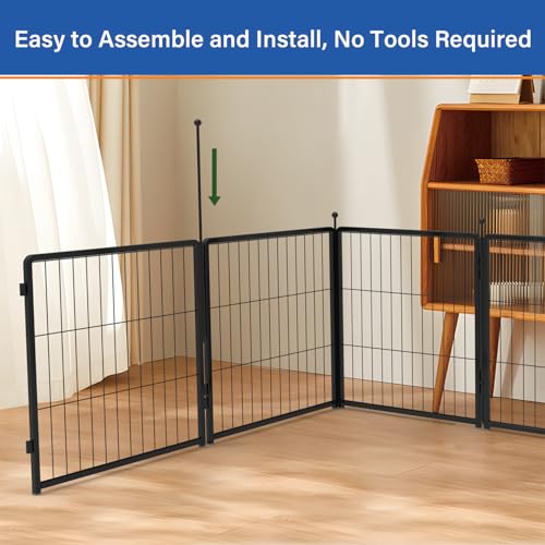 24 inch 12 Panels Heavy-Duty Metal Dog Playpen E7385