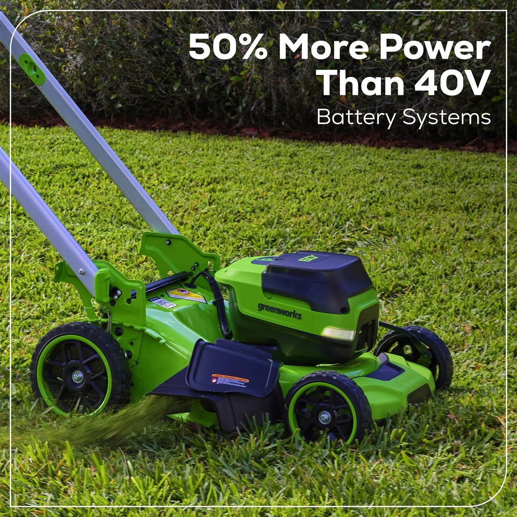 60V 21" Self-Propelled Lawn Mower with 5.0 Ah Batteries & Charger F667