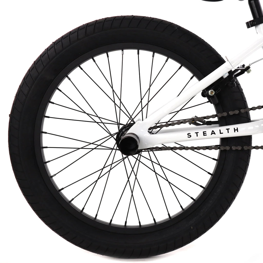 20” White BMX Bicycle S118